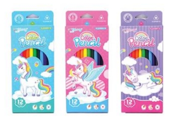 مداد رنگی ۱۲ رنگ طرح یونیکورن